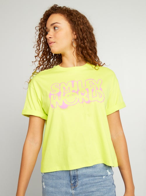 T-shirt oversize - SmileyWorld - Kiabi