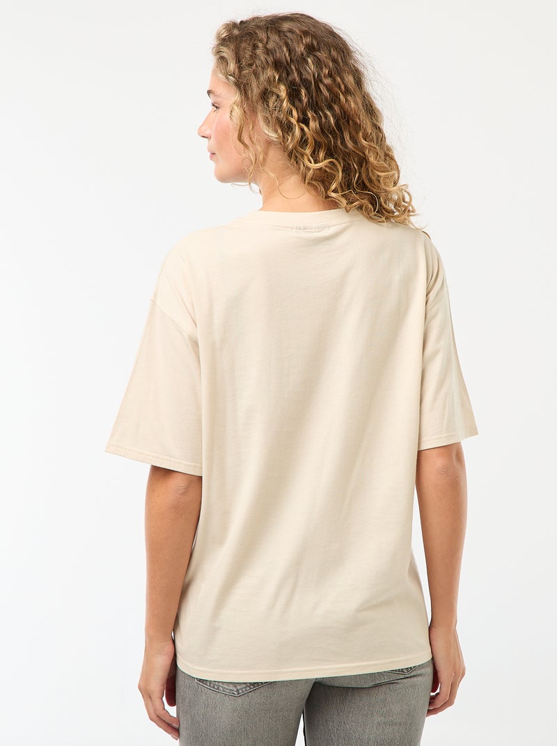 T-shirt oversize 'Amy Winehouse' Cinza - Kiabi