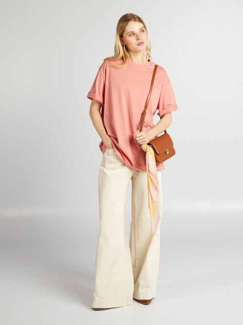 T-shirt oversize básica - Kiabi