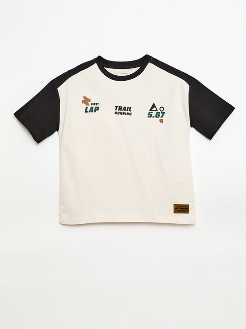 T-shirt oversize color block - Kiabi