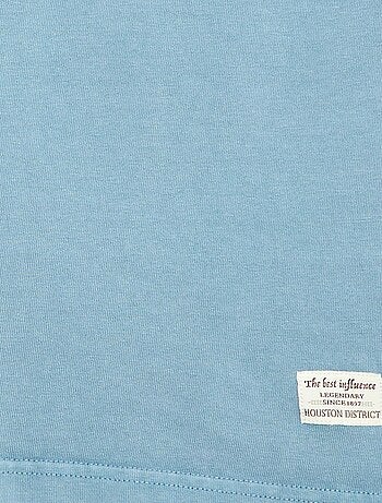 T-shirt oversize com efeito desbotado