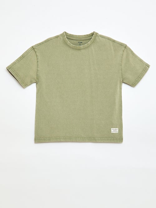 T-shirt oversize com efeito desbotado - Kiabi