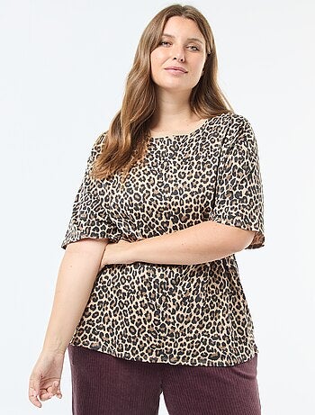 T-shirt oversize estampado