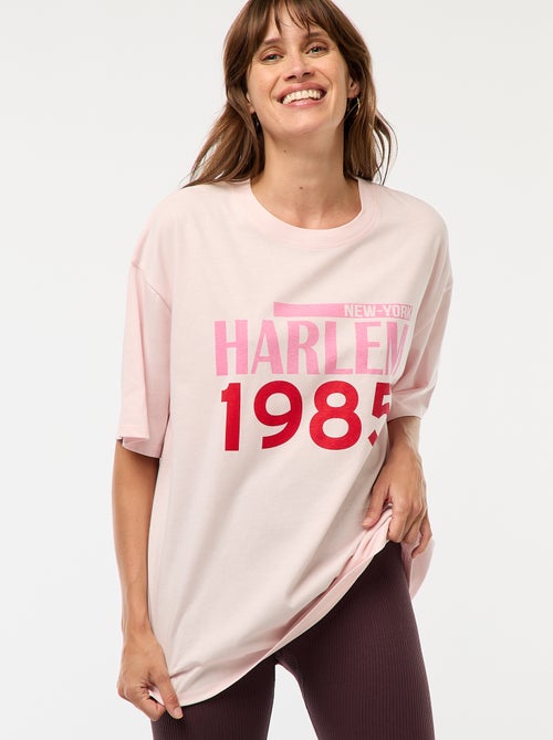 T-shirt oversize com estampado - Kiabi