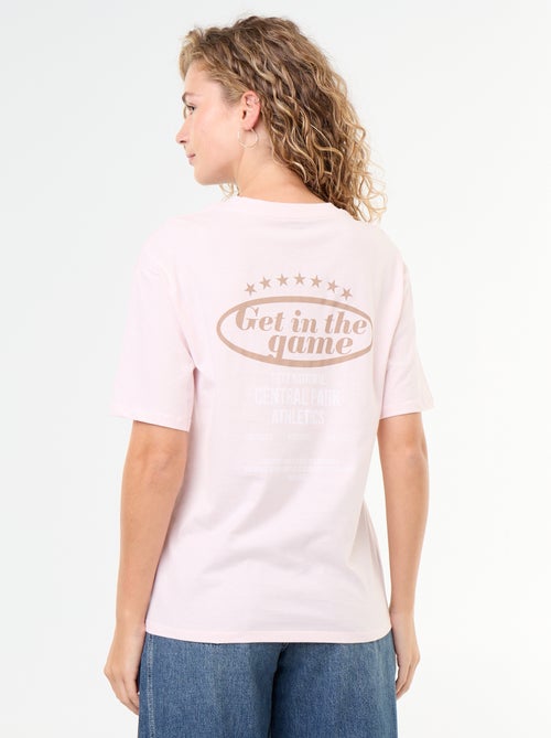 T-shirt oversize com mensagem - Kiabi T-shirt oversize com mensagem - Kiabi