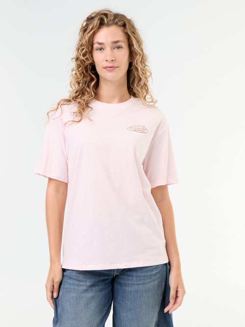 T-shirt oversize com mensagem - Kiabi T-shirt oversize com mensagem - Kiabi