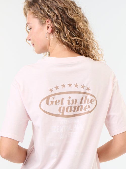 T-shirt oversize com mensagem - Kiabi T-shirt oversize com mensagem - Kiabi