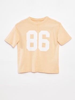T-shirt oversize de manga curta