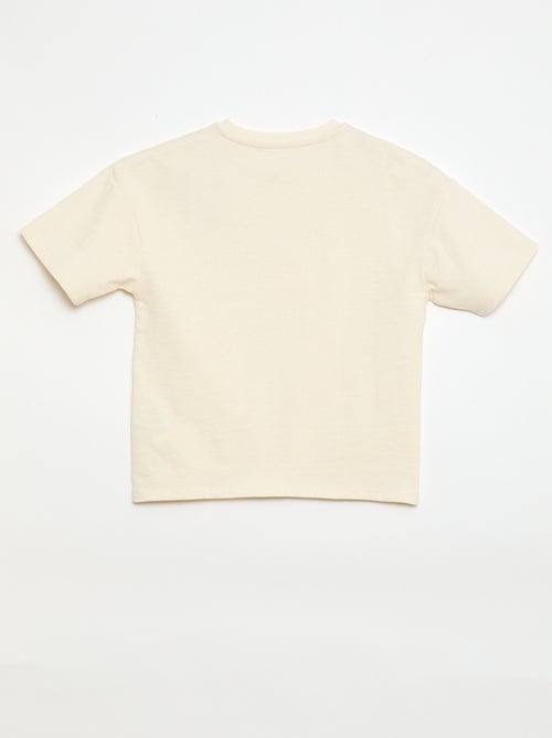 T-shirt oversize de manga curta - Kiabi