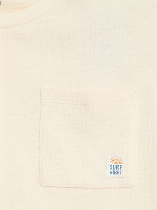 T-shirt oversize de manga curta - Kiabi