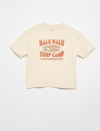 T-shirt oversize estampada