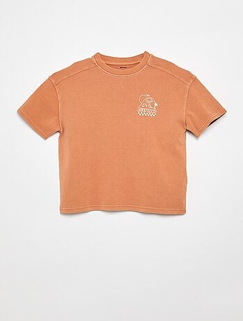 T-shirt oversize estampada