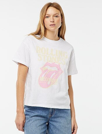 T-shirt oversize estampada 'The Rolling Stones'