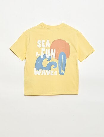 T-shirt oversize estampado