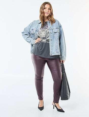T-shirt oversize estampado
