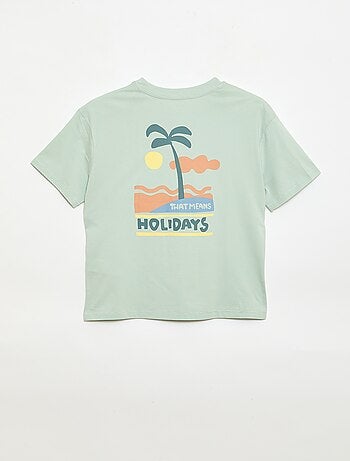 T-shirt oversize estampado