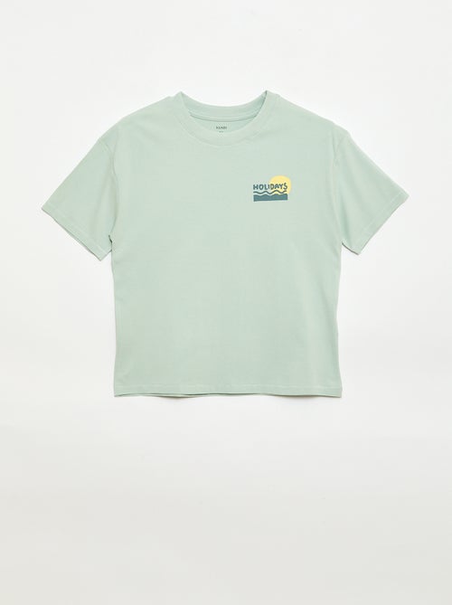 T-shirt oversize estampado - Kiabi