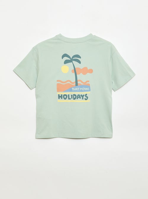 T-shirt oversize estampado - Kiabi