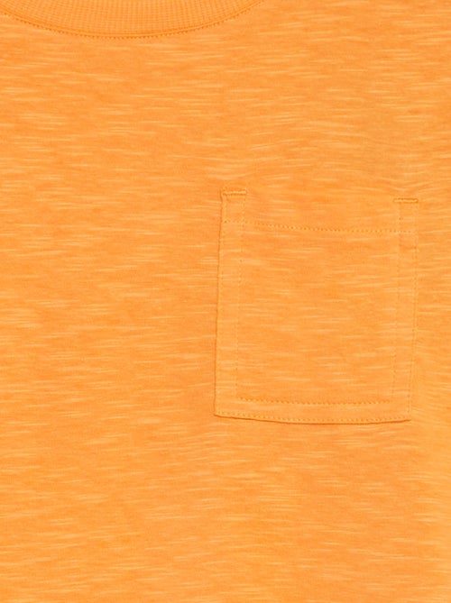 T-shirt oversize lisa com bolso - Kiabi