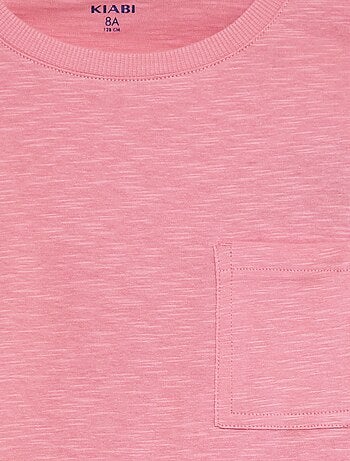 T-shirt oversize lisa com bolso