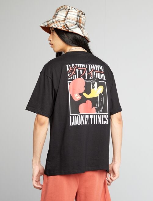 T-shirt oversize 'Looney Tunes' de gola redonda - Kiabi