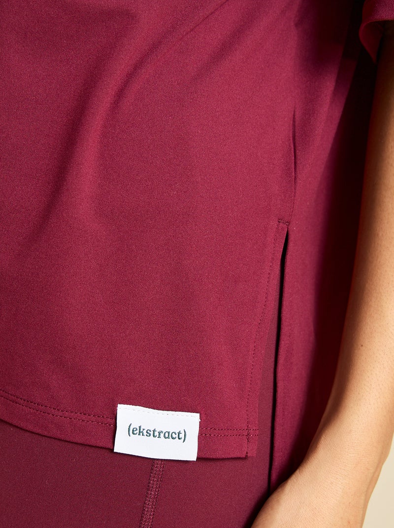 T-shirt oversize multidesportivo - (ekstract) Vermelho - Kiabi
