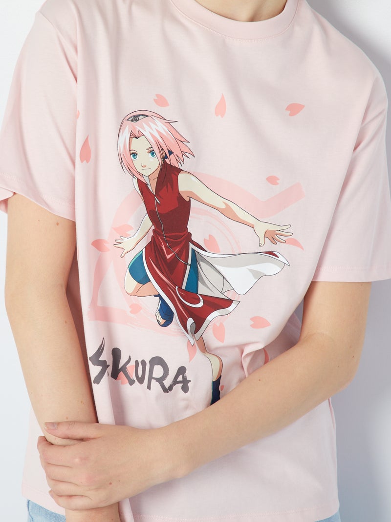 T-shirt oversize 'Naruto' ROSA - Kiabi