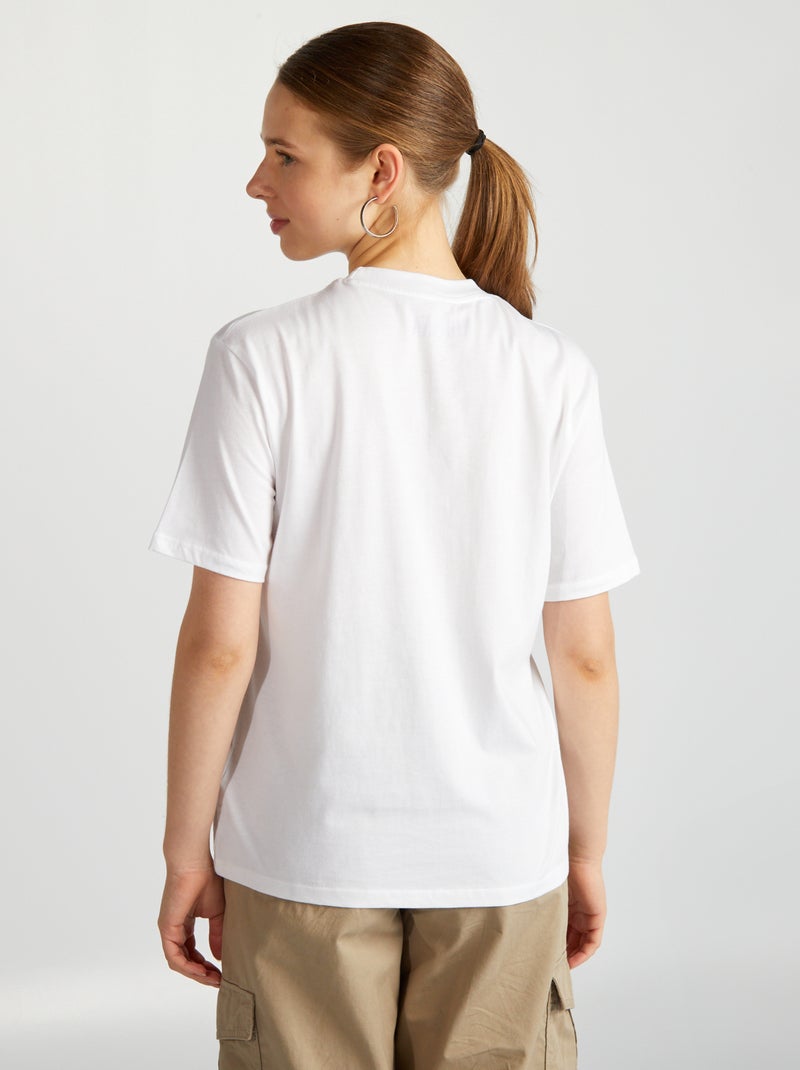 T-shirt oversize 'Nirvana' Branco - Kiabi