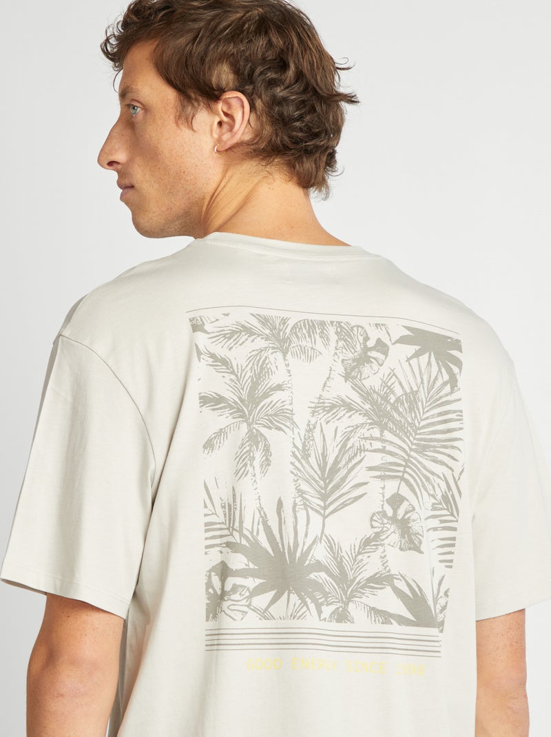 T-shirt oversize 'Produkt' BRANCO - Kiabi