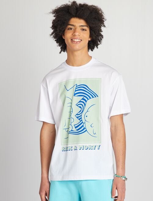 T-shirt oversize 'Rick and Morty' - Kiabi