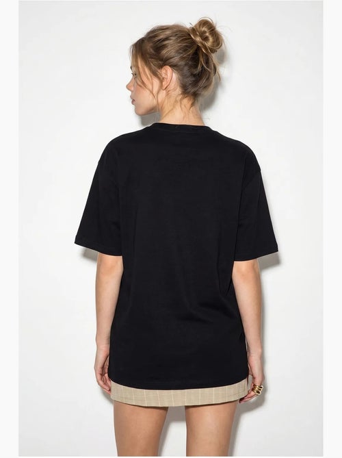 T-shirt oversized com bordado e lantejoulas, gola redonda lucci - Kiabi T-shirt oversized com bordado e lantejoulas, gola redonda lucci - Kiabi