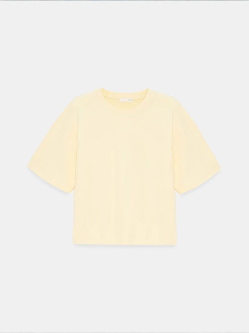 T-shirt oversized de algodão com decote redondo dilvin - Kiabi T-shirt oversized de algodão com decote redondo dilvin - Kiabi