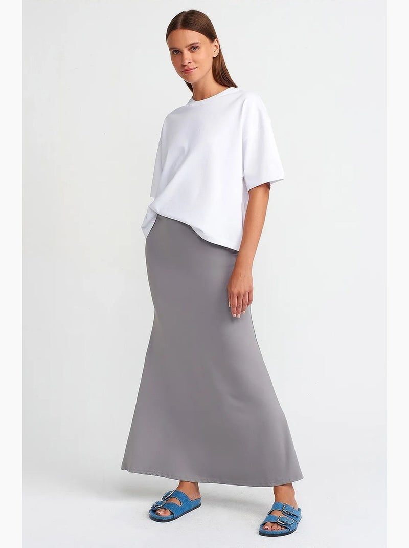 T-shirt oversized de algodão com decote redondo dilvin Branco - Kiabi