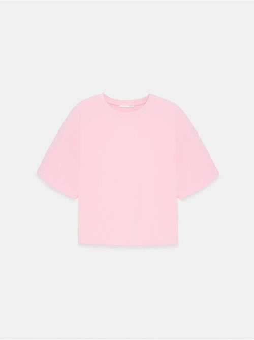 T-shirt oversized de algodão com decote redondo dilvin - Kiabi T-shirt oversized de algodão com decote redondo dilvin - Kiabi