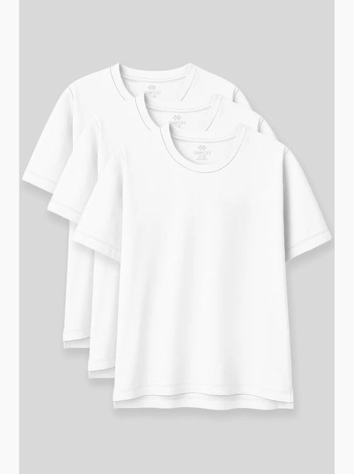 T-shirt oversized de algodão-modal com decote redondo tommy - Kiabi T-shirt oversized de algodão-modal com decote redondo tommy - Kiabi