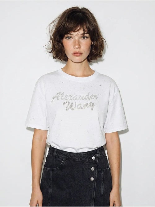 T-shirt oversized em jersey de algodão estampado lucci - Kiabi T-shirt oversized em jersey de algodão estampado lucci - Kiabi