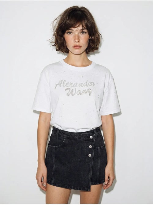 T-shirt oversized em jersey de algodão estampado lucci - Kiabi T-shirt oversized em jersey de algodão estampado lucci - Kiabi