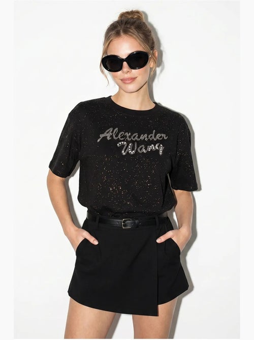 T-shirt oversized em jersey de algodão estampado lucci - Kiabi