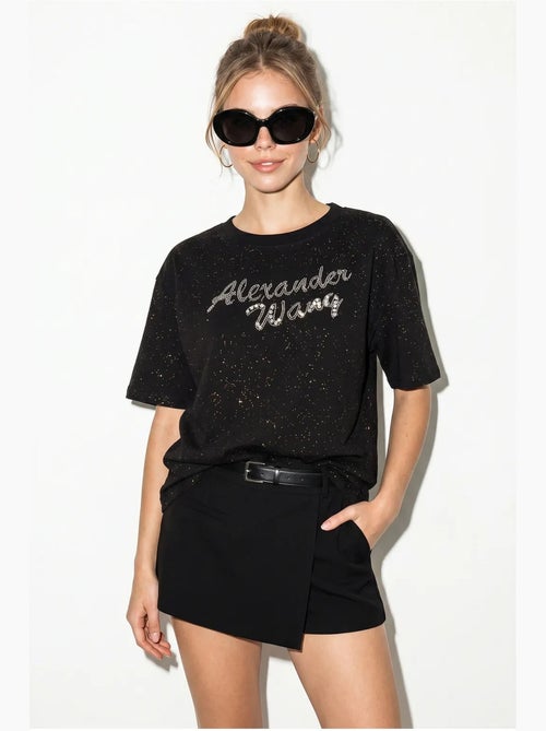 T-shirt oversized em jersey de algodão estampado lucci - Kiabi