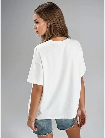 T-shirt oversized estampada hiccup