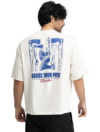 T-shirt oversized para homem