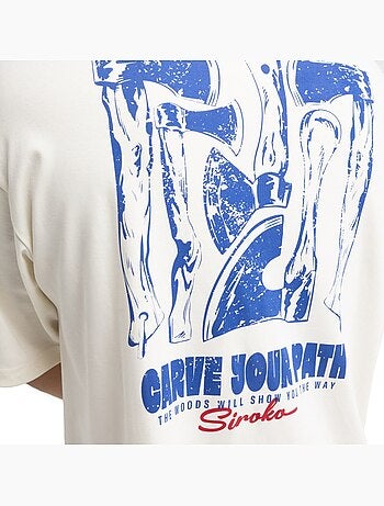 T-shirt oversized para homem