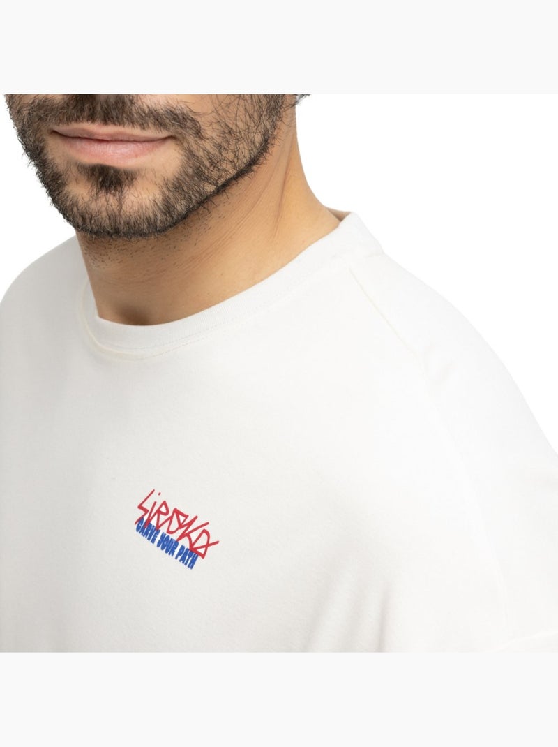 T-shirt oversized para homem Branco - Kiabi