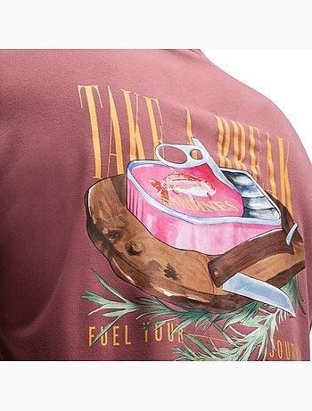 T-shirt oversized para homem