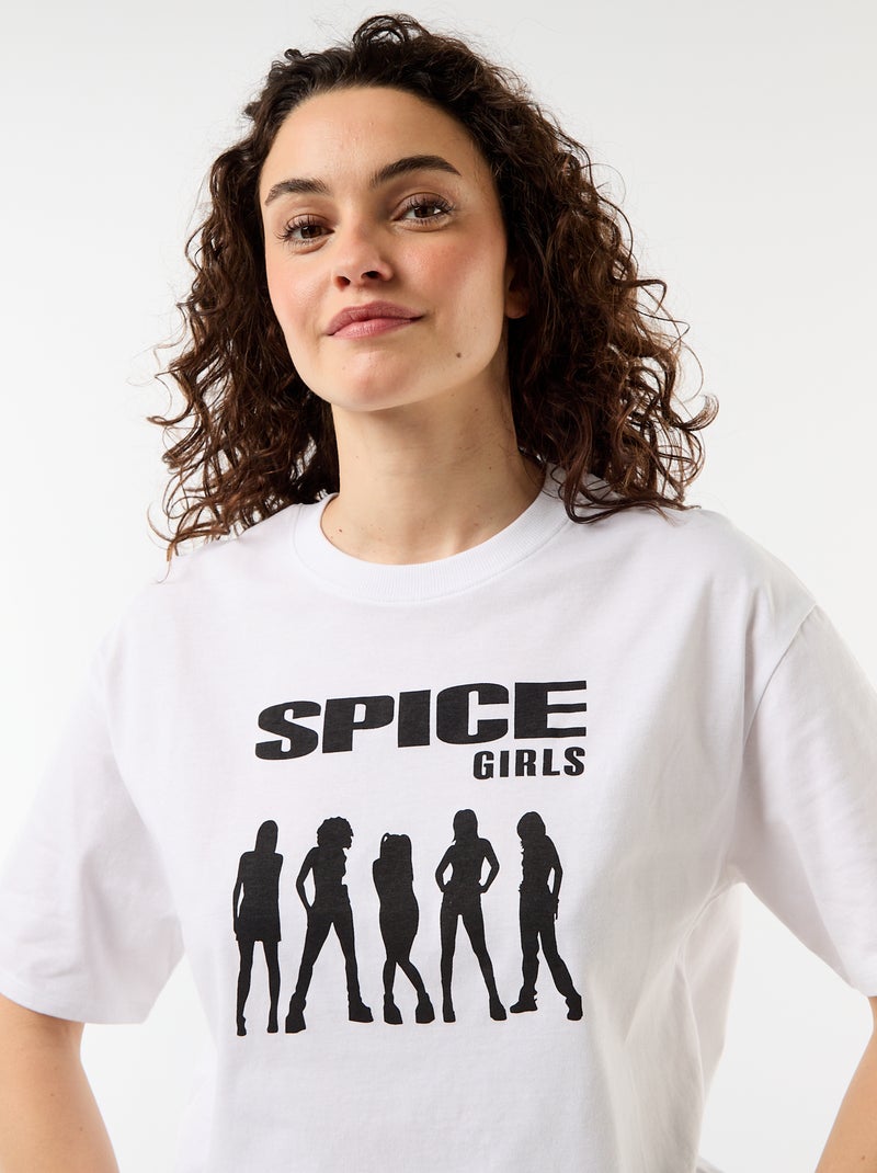 T-shirt oversized Spice Girls de manga curta Branco - Kiabi