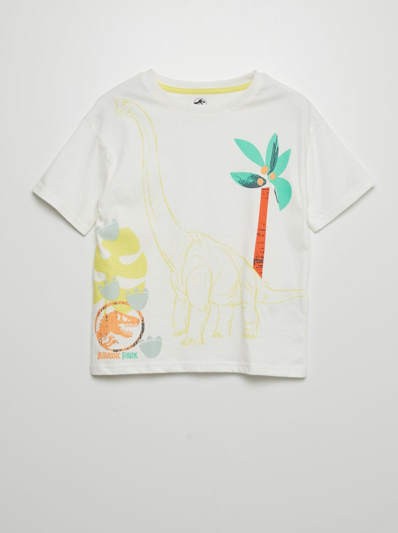 T-shirt 'Parque Jurássico' BEGE - Kiabi
