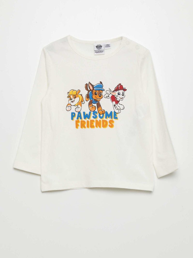 T-shirt 'Patrulha Pata' BRANCO - Kiabi