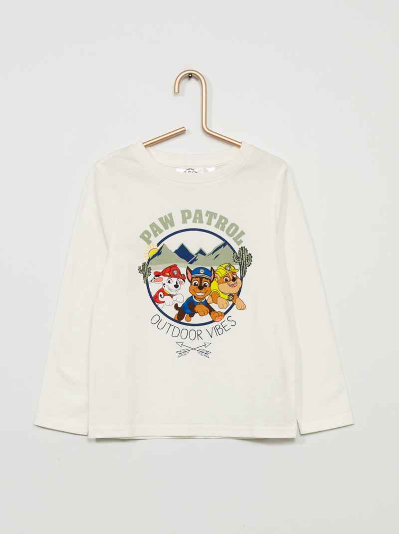 T-shirt 'Patrulha Pata' Branco - Kiabi