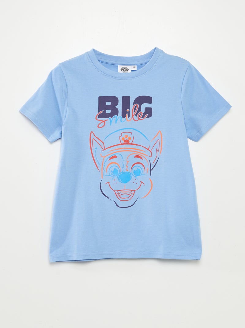 T-shirt 'Patrulha Pata' de manga curta AZUL - Kiabi
