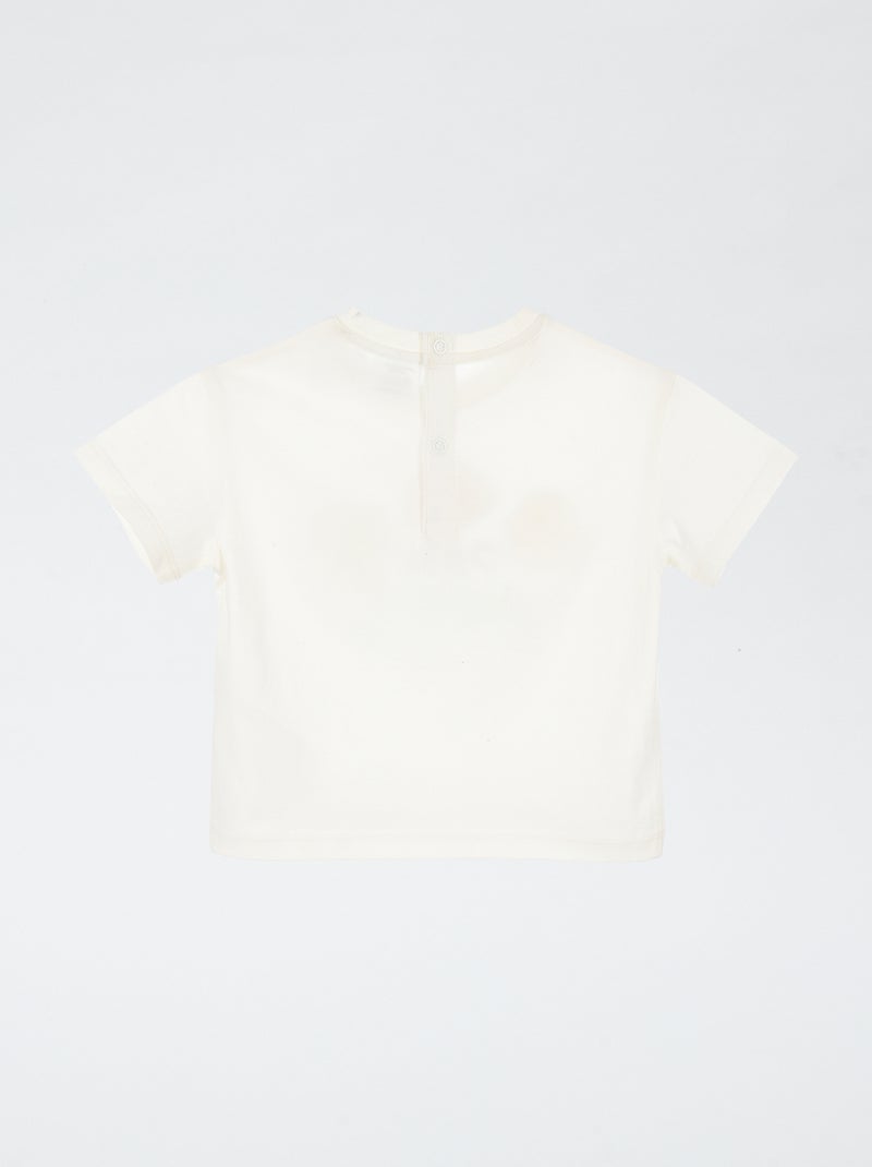 T-shirt 'Patrulha Pata' de manga curta Branco - Kiabi